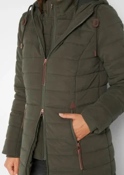New Abrigo acolchado, aspecto 2 en 1 Mujer Chaquetas Y Abrigos