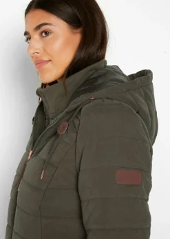 New Abrigo acolchado, aspecto 2 en 1 Mujer Chaquetas Y Abrigos