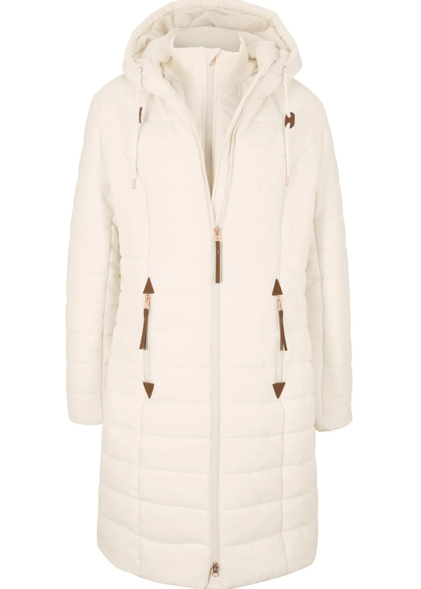 New Abrigo acolchado, aspecto 2 en 1 Mujer Chaquetas Y Abrigos
