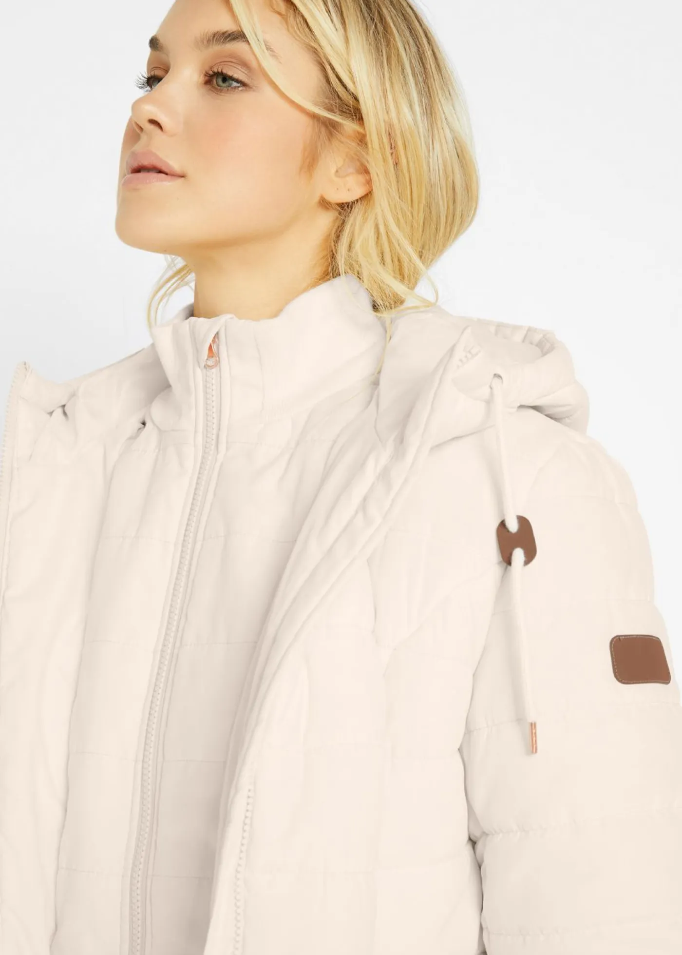 New Abrigo acolchado, aspecto 2 en 1 Mujer Chaquetas Y Abrigos