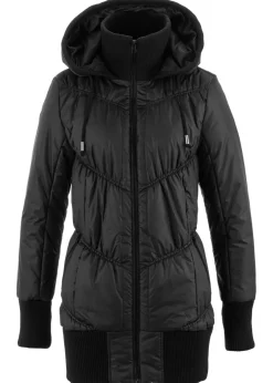Best Abrigo acolchado con cinturilla cómoda ancha y capucha Mujer Chaquetas Y Abrigos