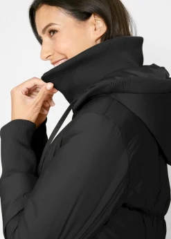 Best Abrigo acolchado con cinturilla cómoda ancha y capucha Mujer Chaquetas Y Abrigos