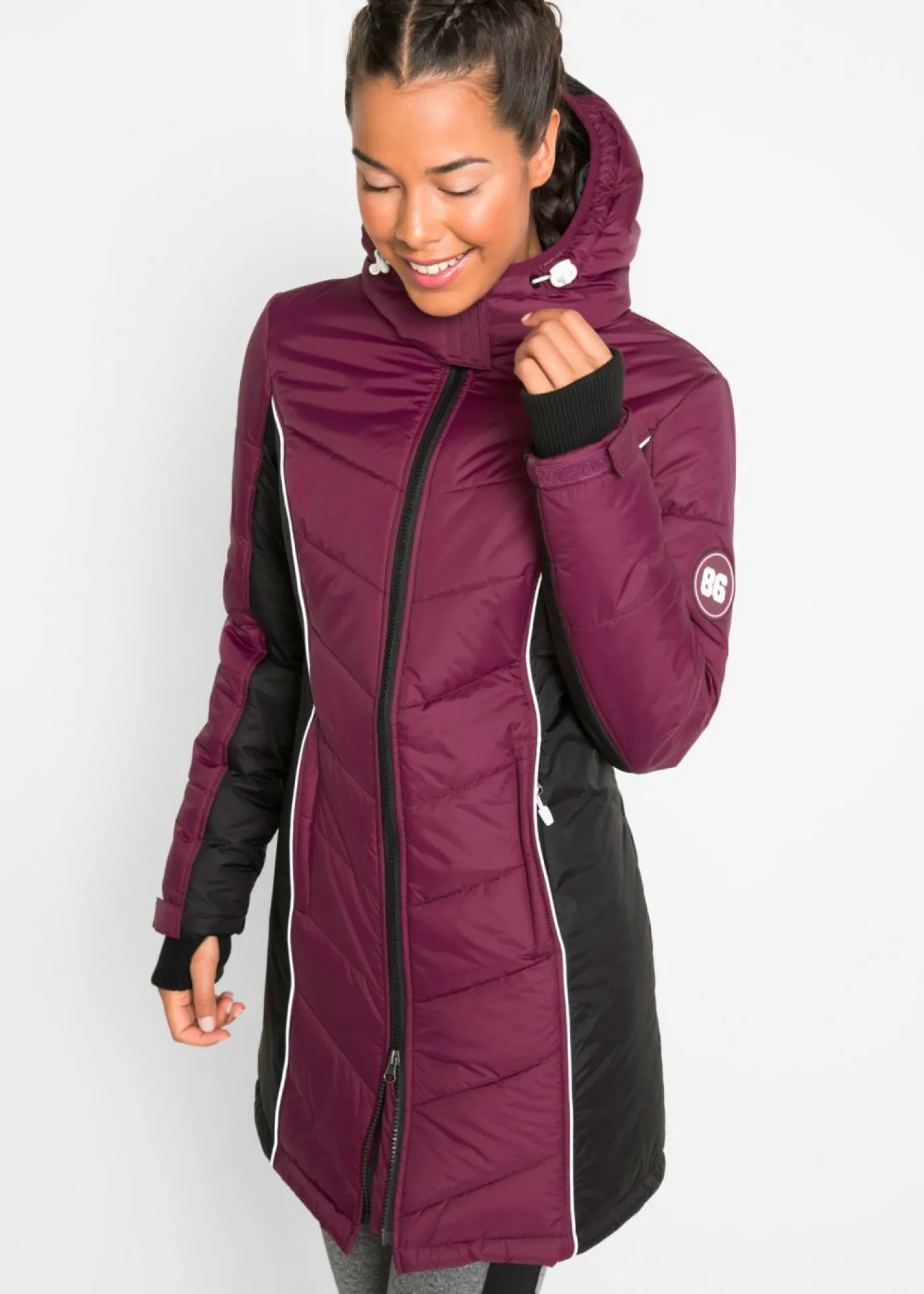 Sale Abrigo acolchado funcional de esquí de material impermeable Mujer Chaquetas Y Abrigos