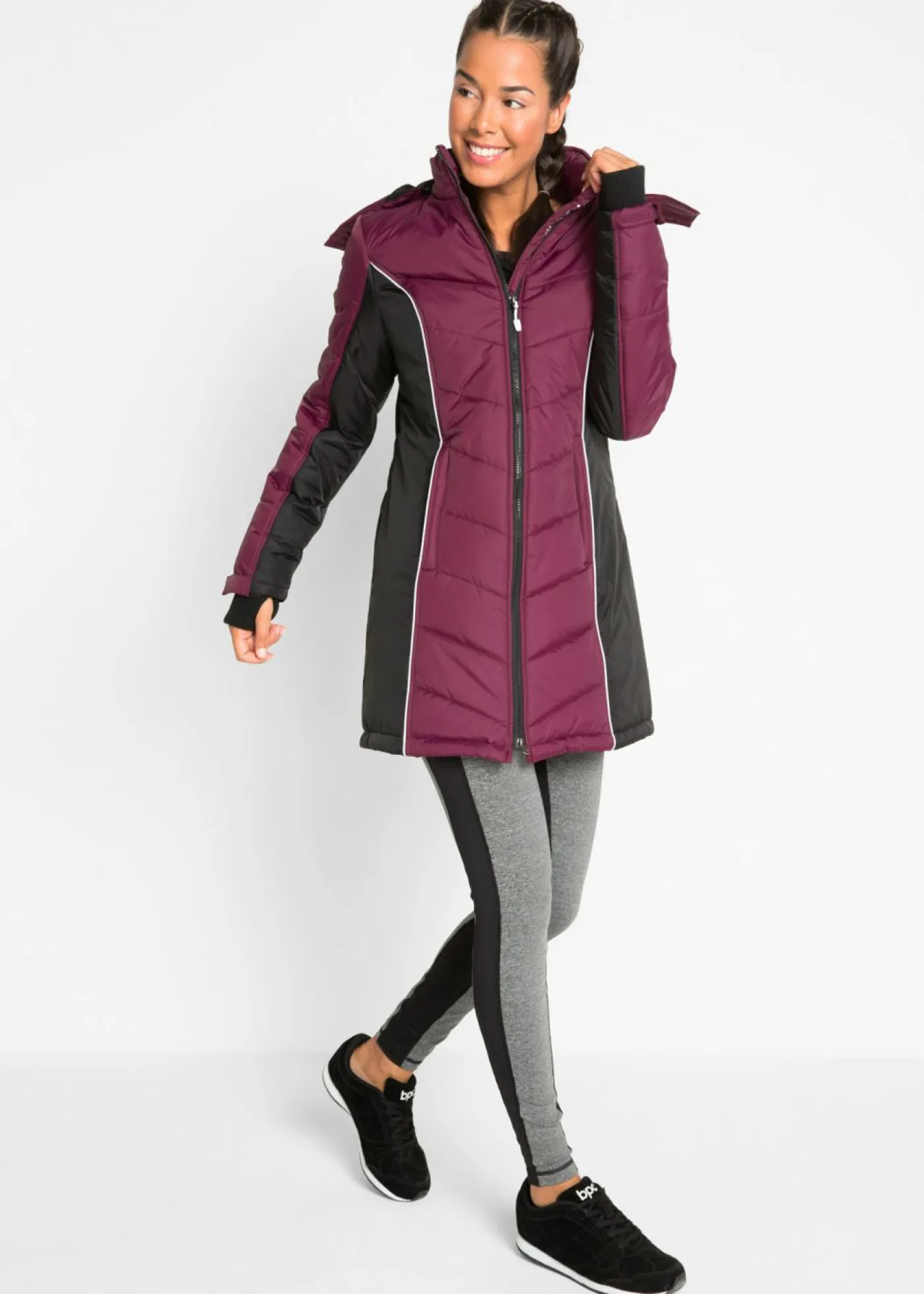 Sale Abrigo acolchado funcional de esquí de material impermeable Mujer Chaquetas Y Abrigos