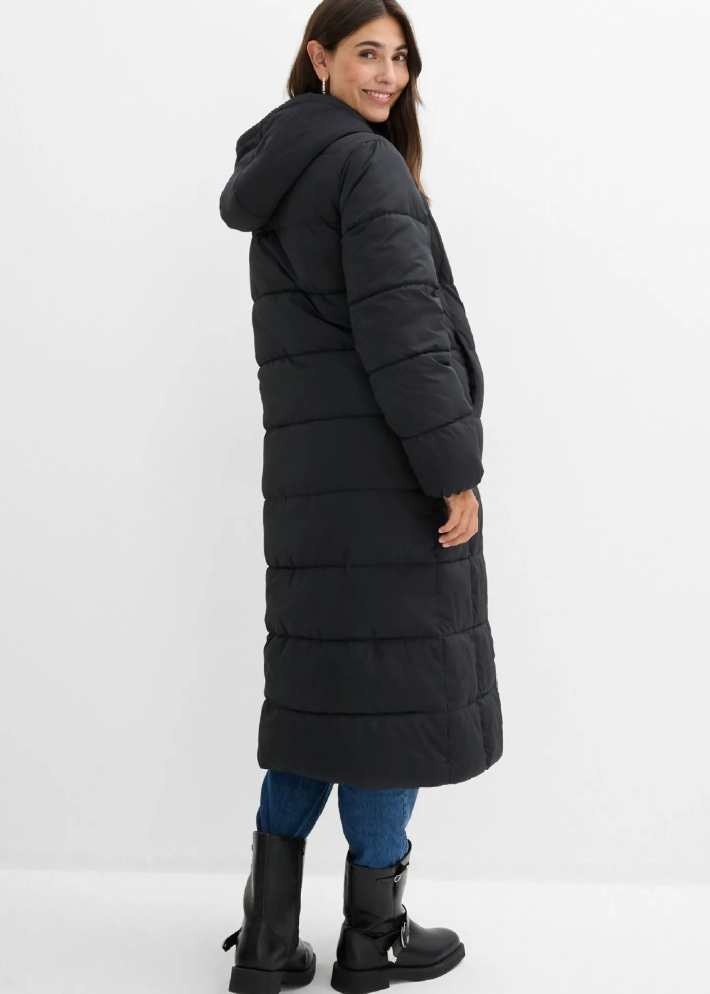 Clearance Abrigo acolchado premamá 2 en 1 con inserto para porteo Mujer Premamá