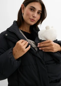 Clearance Abrigo acolchado premamá 2 en 1 con inserto para porteo Mujer Premamá