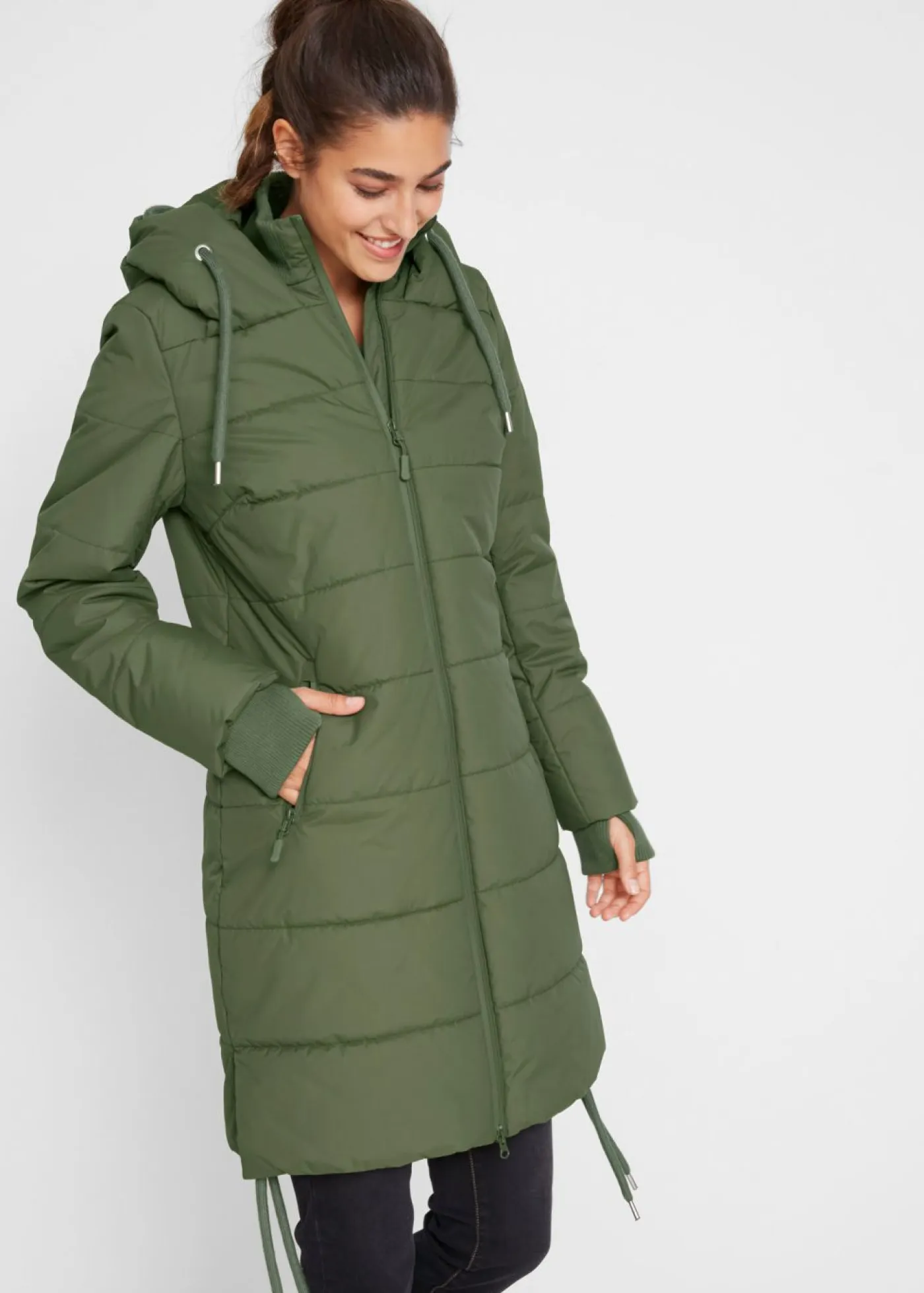 Outlet Abrigo acolchado repelente al agua Mujer Chaquetas Y Abrigos