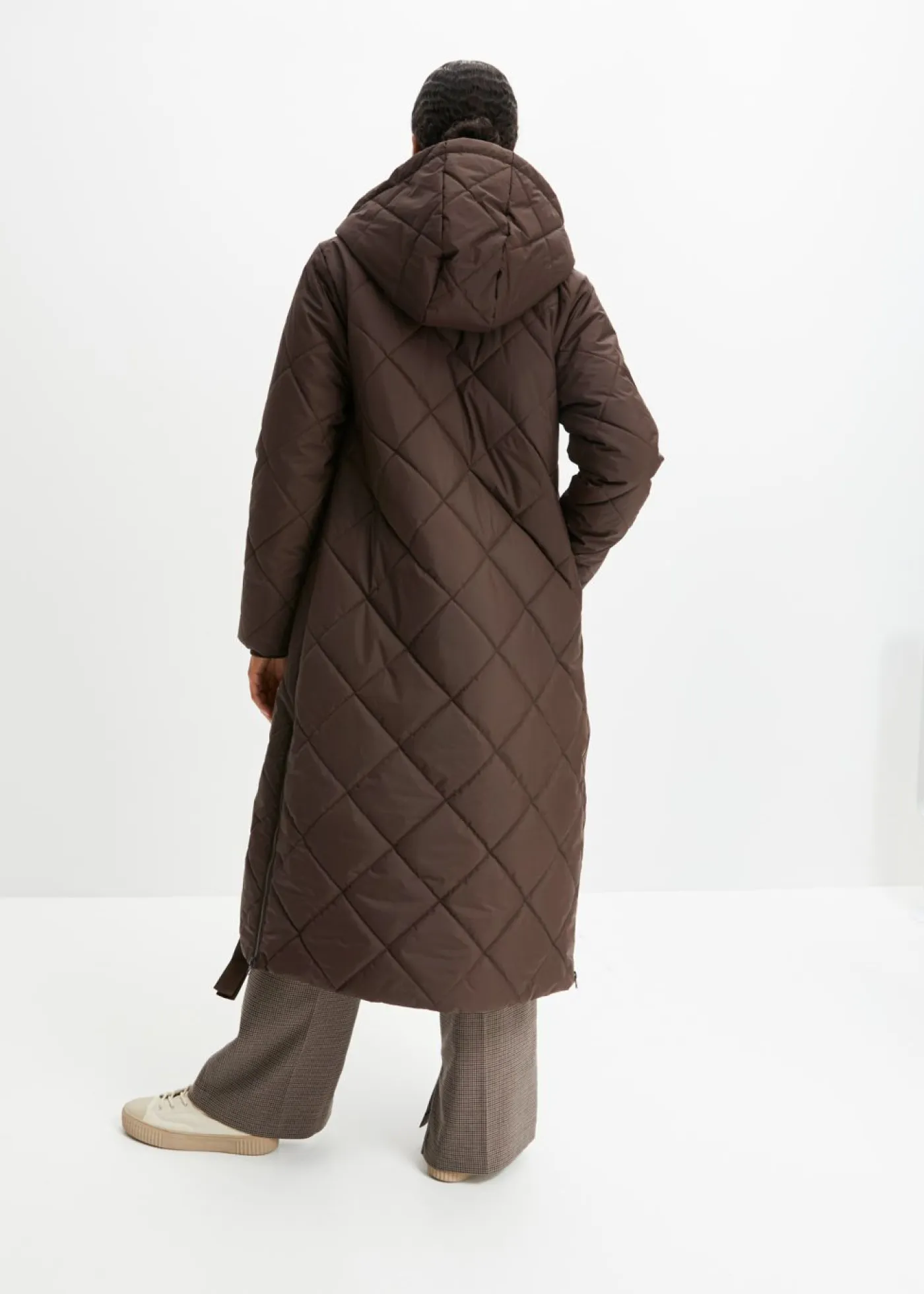 Discount Abrigo acolchado y guateado, largo y con capucha Mujer Chaquetas Y Abrigos