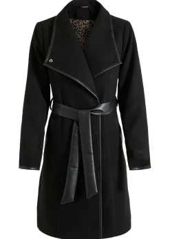 Outlet Abrigo con aspecto de lana Mujer Chaquetas Y Abrigos