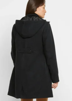 Hot Abrigo con capucha y pinzas Mujer Chaquetas Y Abrigos