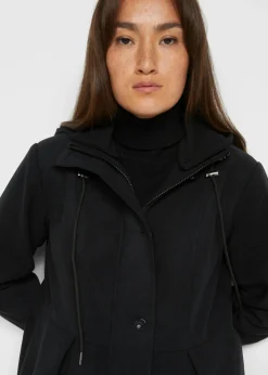 Hot Abrigo con capucha y pinzas Mujer Chaquetas Y Abrigos