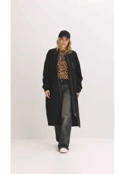 Online Abrigo con cuello de punto Mujer Chaquetas Y Abrigos|Novedades