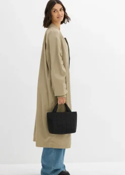 Sale Abrigo con cuello de punto Mujer Chaquetas Y Abrigos|Novedades