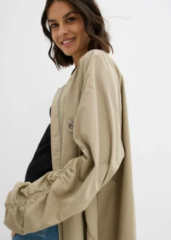 Sale Abrigo con cuello de punto Mujer Chaquetas Y Abrigos|Novedades