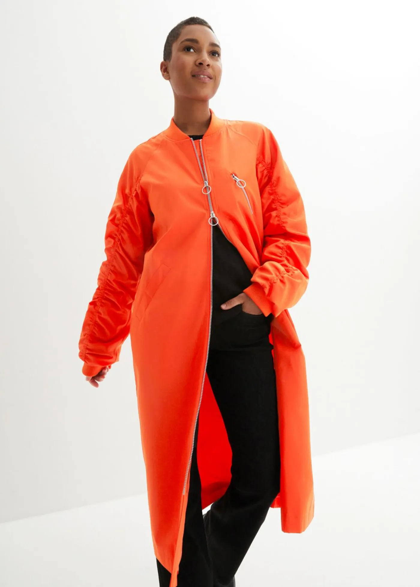 Discount Abrigo con cuello de punto Mujer Chaquetas Y Abrigos|Novedades