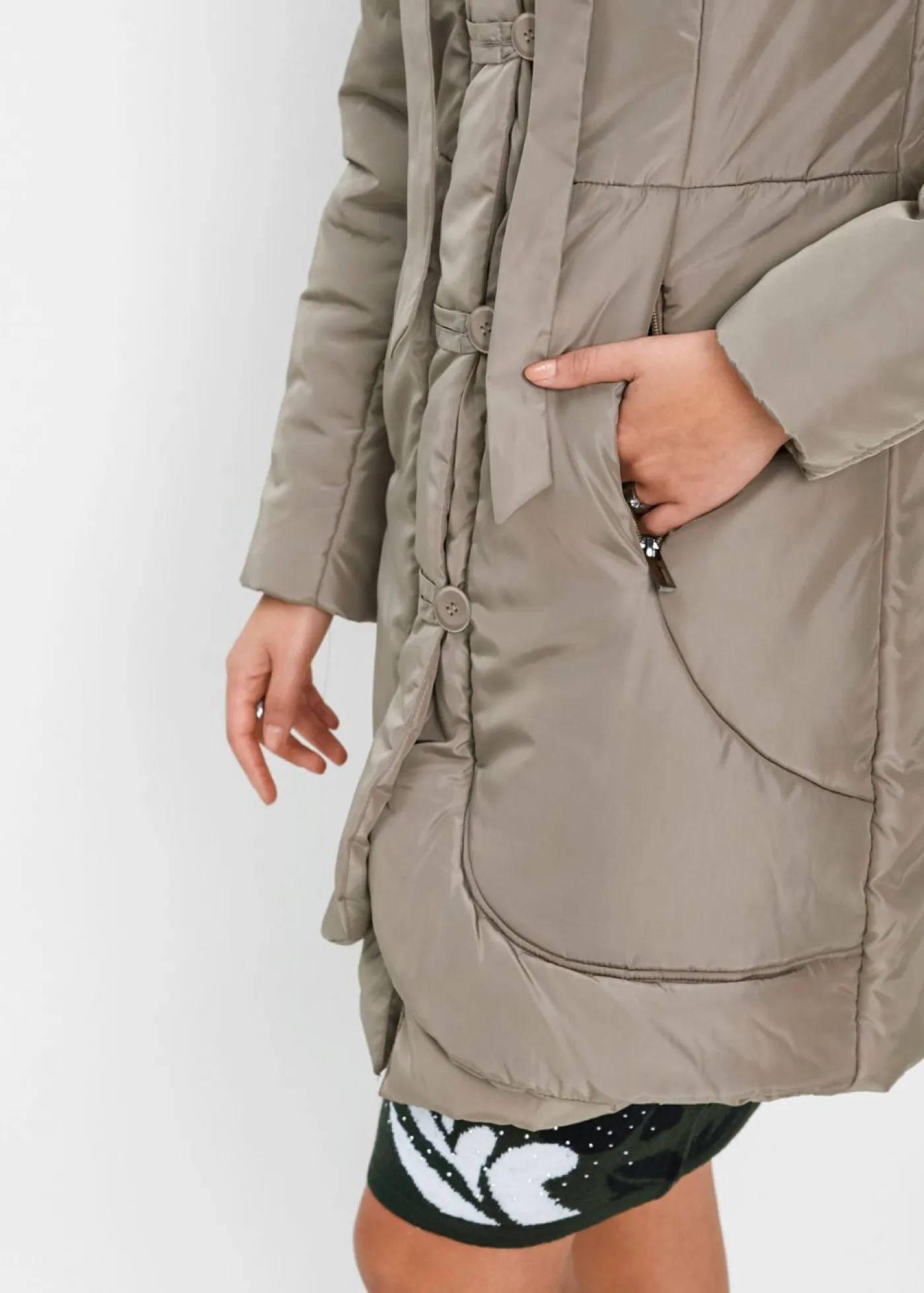 Online Abrigo corto acolchado Mujer Chaquetas Y Abrigos