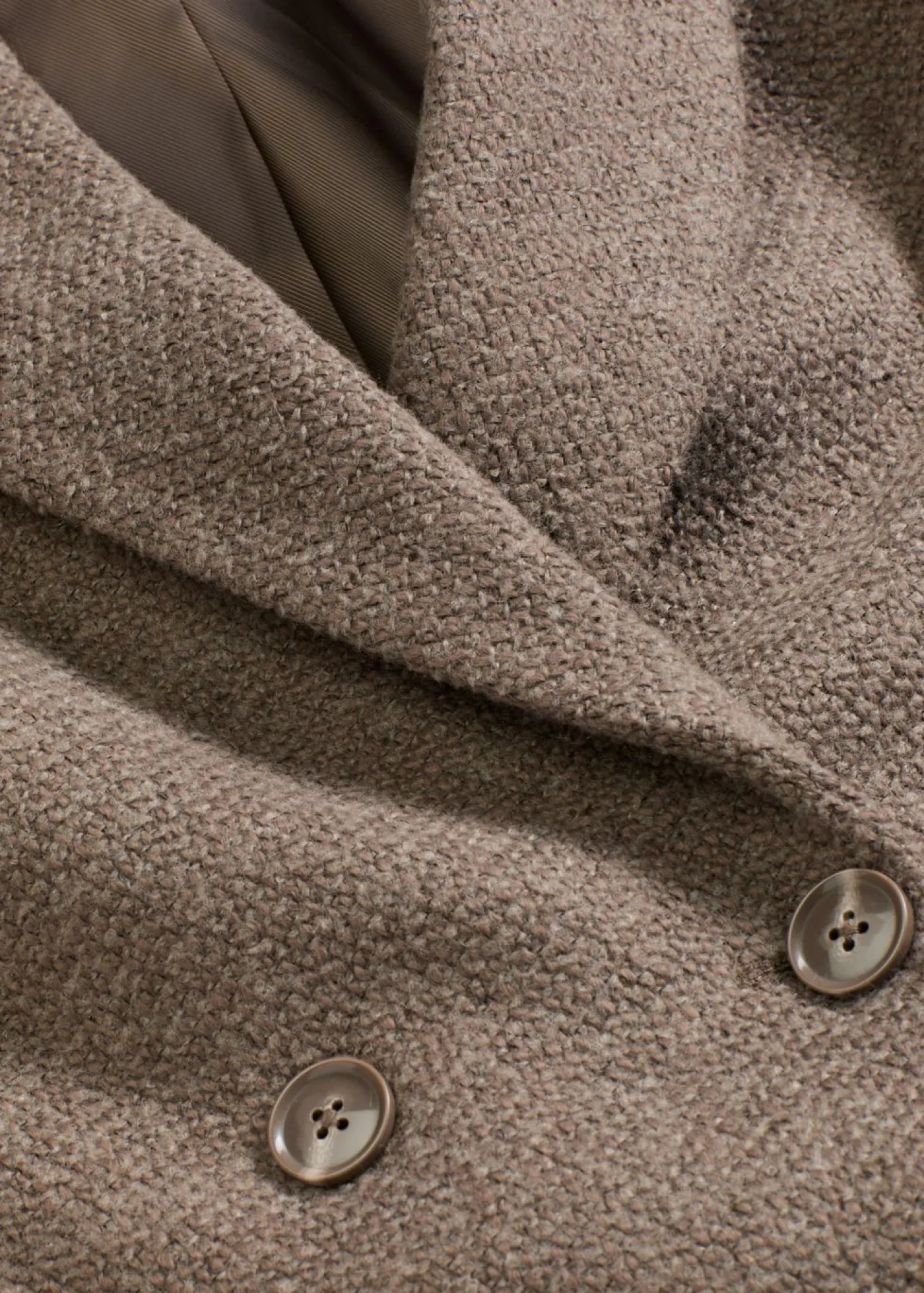 Discount Abrigo corto con aspecto de lana Mujer Chaquetas Y Abrigos
