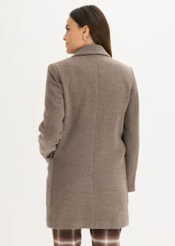 Discount Abrigo corto con aspecto de lana Mujer Chaquetas Y Abrigos