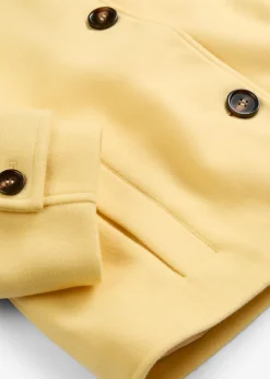 Online Abrigo corto con aspecto de lana Mujer Chaquetas Y Abrigos|Novedades