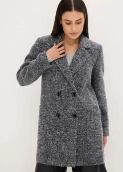 Hot Abrigo corto con aspecto de lana Mujer Chaquetas Y Abrigos