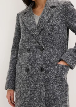 Hot Abrigo corto con aspecto de lana Mujer Chaquetas Y Abrigos