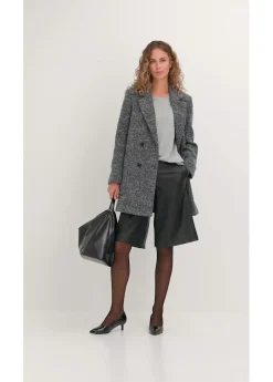 Hot Abrigo corto con aspecto de lana Mujer Chaquetas Y Abrigos