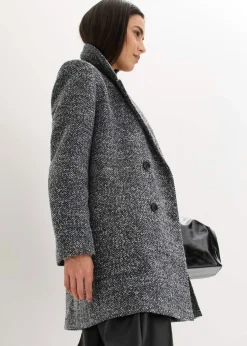 Hot Abrigo corto con aspecto de lana Mujer Chaquetas Y Abrigos