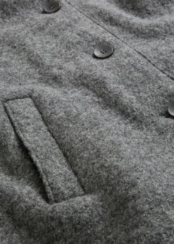 Outlet Abrigo corto de lana Mujer Chaquetas Y Abrigos