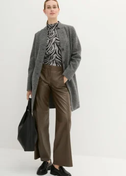 Outlet Abrigo corto de lana Mujer Chaquetas Y Abrigos