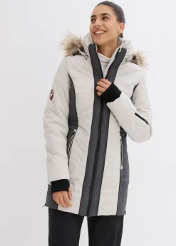 Online Abrigo corto para exteriores con pelo sintético y material impermeable Mujer Chaquetas Y Abrigos
