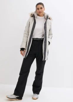 Online Abrigo corto para exteriores con pelo sintético y material impermeable Mujer Chaquetas Y Abrigos