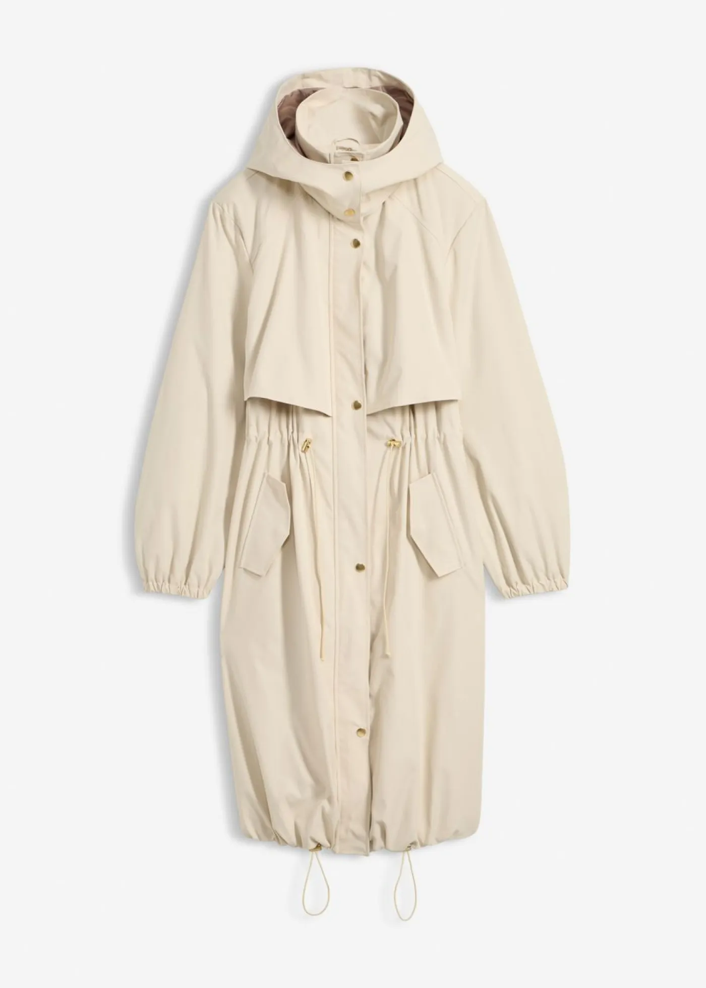 Outlet Abrigo de entretiempo con capucha desmontable Mujer Chaquetas Y Abrigos