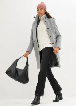 Best Abrigo de invierno, aspecto 2 en 1 Mujer Chaquetas Y Abrigos