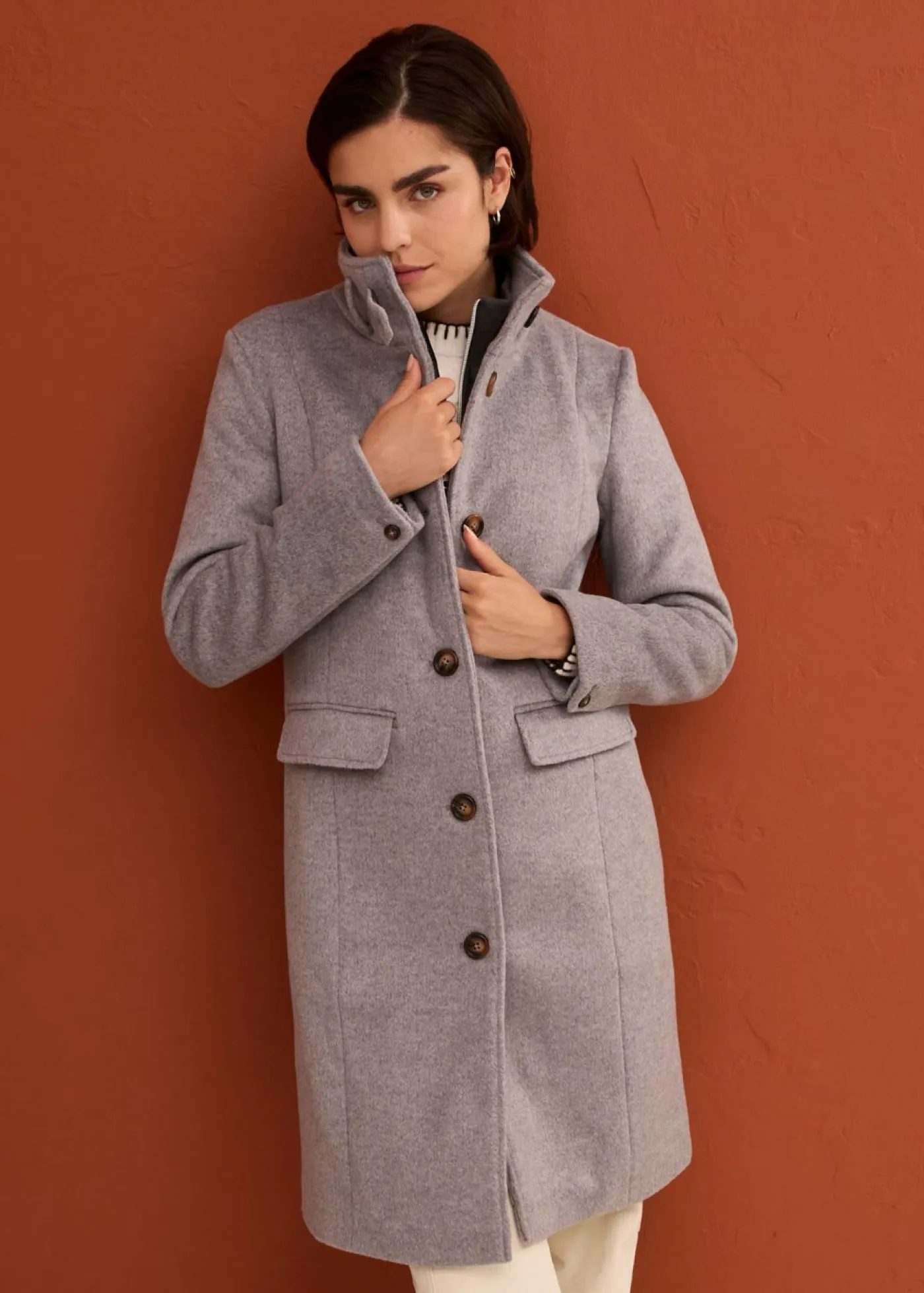 Best Abrigo de invierno, aspecto 2 en 1 Mujer Chaquetas Y Abrigos