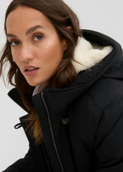 Best Abrigo de invierno con forro de peluche en la capucha Mujer Chaquetas Y Abrigos