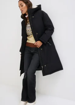 Best Abrigo de invierno con forro de peluche en la capucha Mujer Chaquetas Y Abrigos