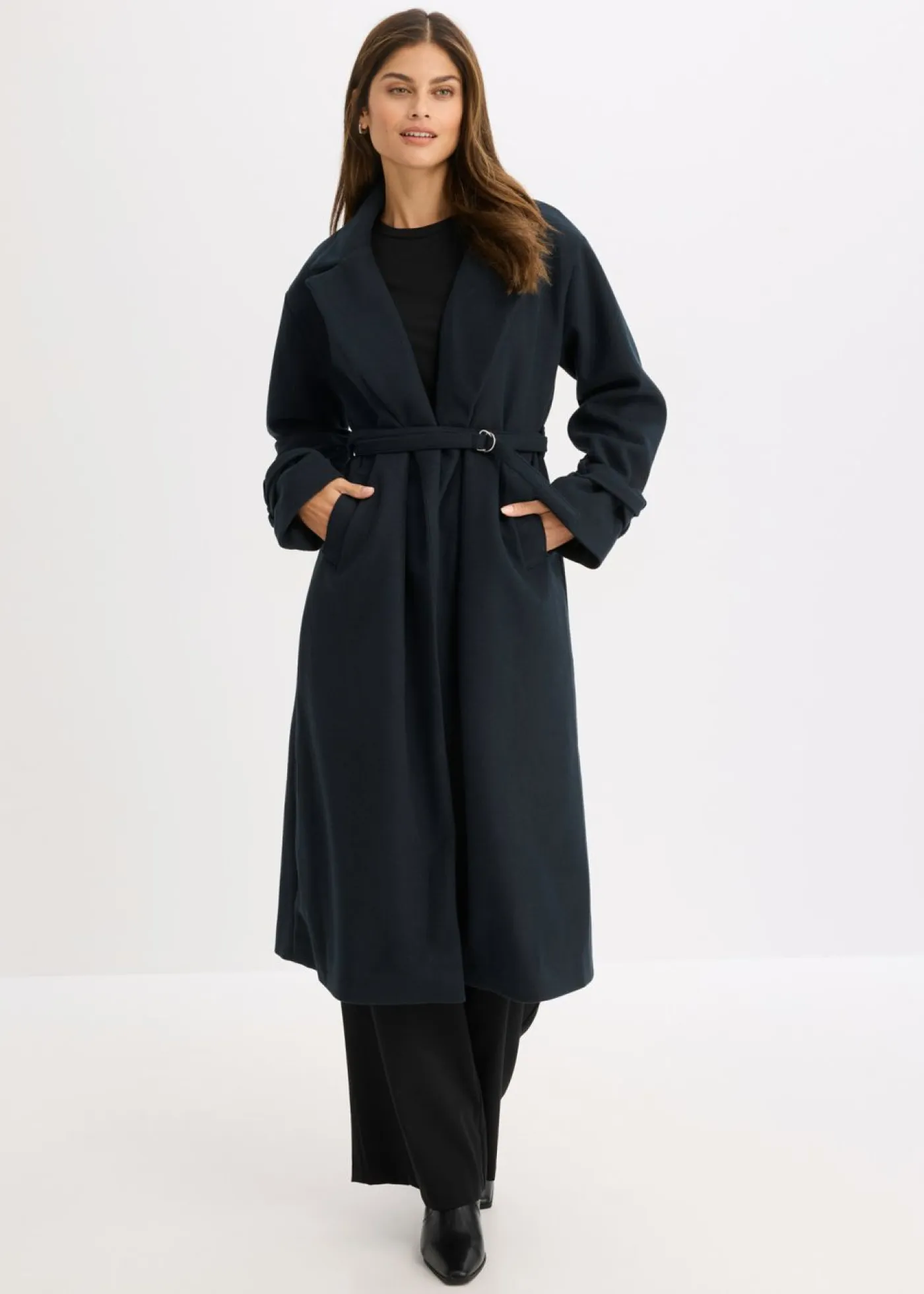 Discount Abrigo de mezcla de viscosa Mujer Chaquetas Y Abrigos|Tallas Pequeñas