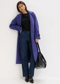 Discount Abrigo de mezcla de viscosa Mujer Chaquetas Y Abrigos|Tallas Pequeñas