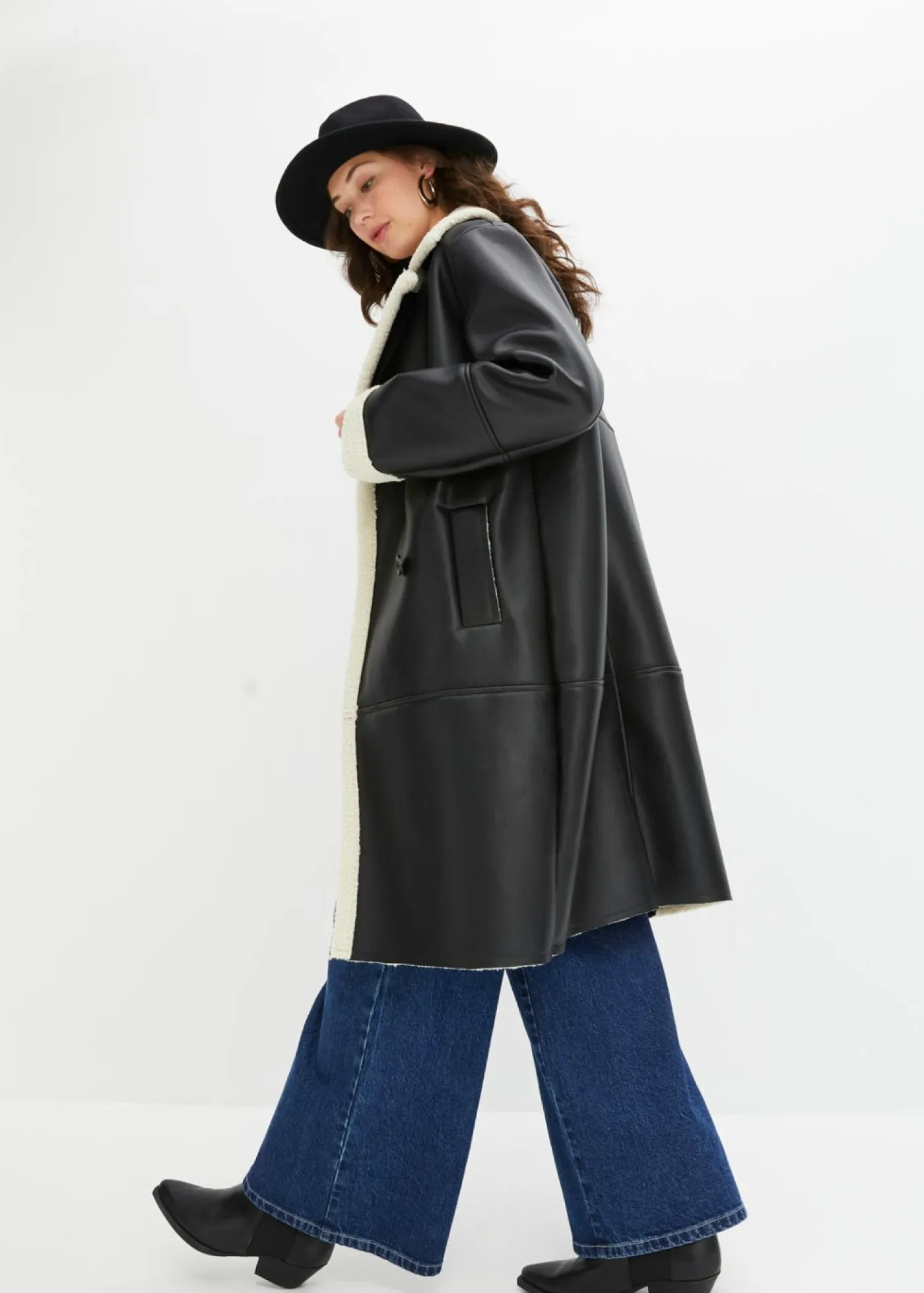 Clearance Abrigo de piel sintética Mujer Chaquetas Y Abrigos