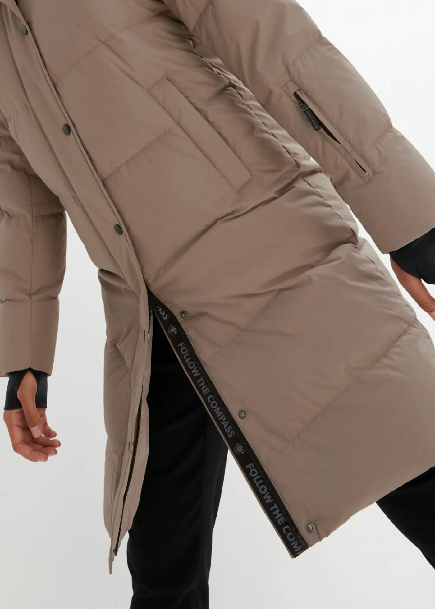 Hot Abrigo de plumas con plumón reciclado Mujer Chaquetas Y Abrigos