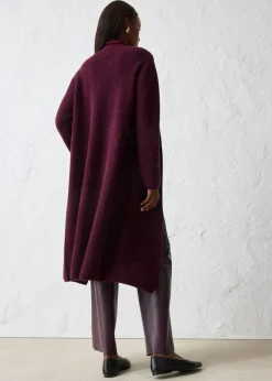 Abrigo de punto con alpaca Mujer Premium|Jerséis