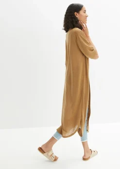 Clearance Abrigo de punto con aspecto de lino Mujer Jerséis|Ropa De Punto