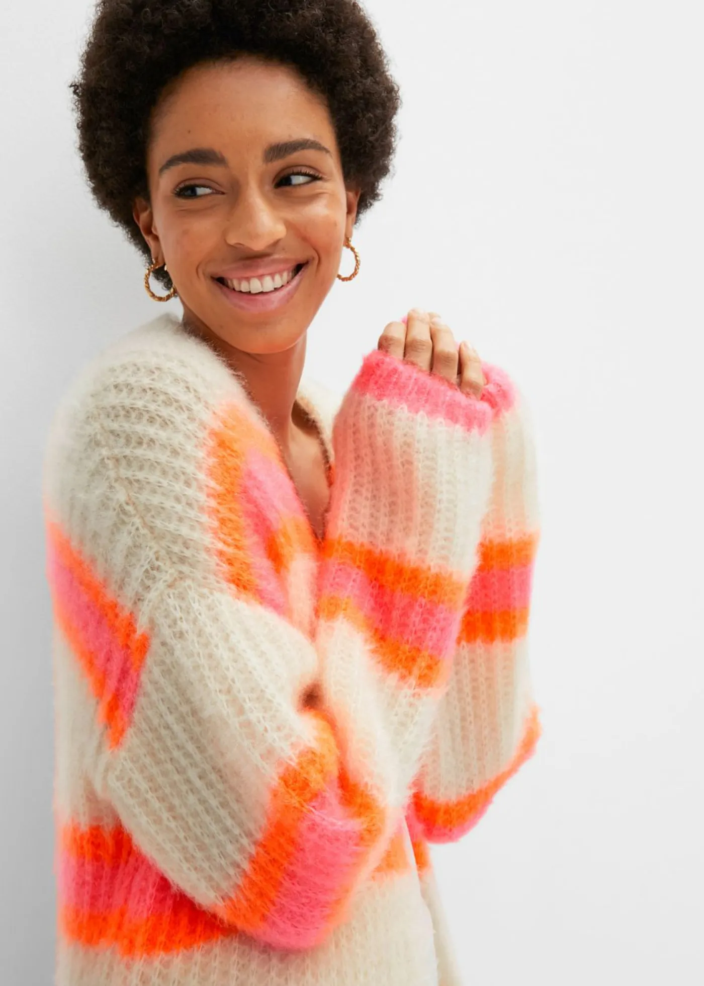 Outlet Abrigo de punto oversize Mujer Jerséis|Ropa De Punto