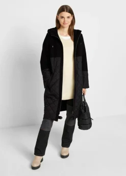 Hot Abrigo en mezcla de materiales Mujer Chaquetas Y Abrigos