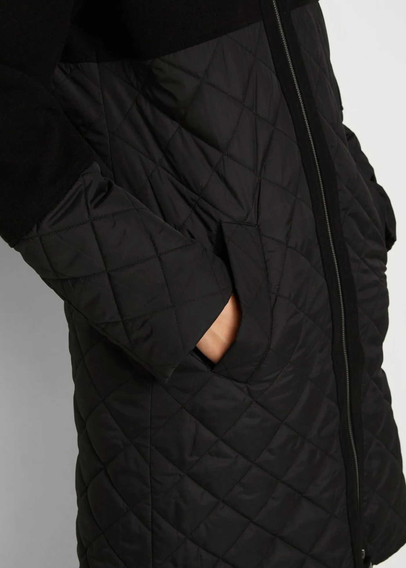 Hot Abrigo en mezcla de materiales Mujer Chaquetas Y Abrigos