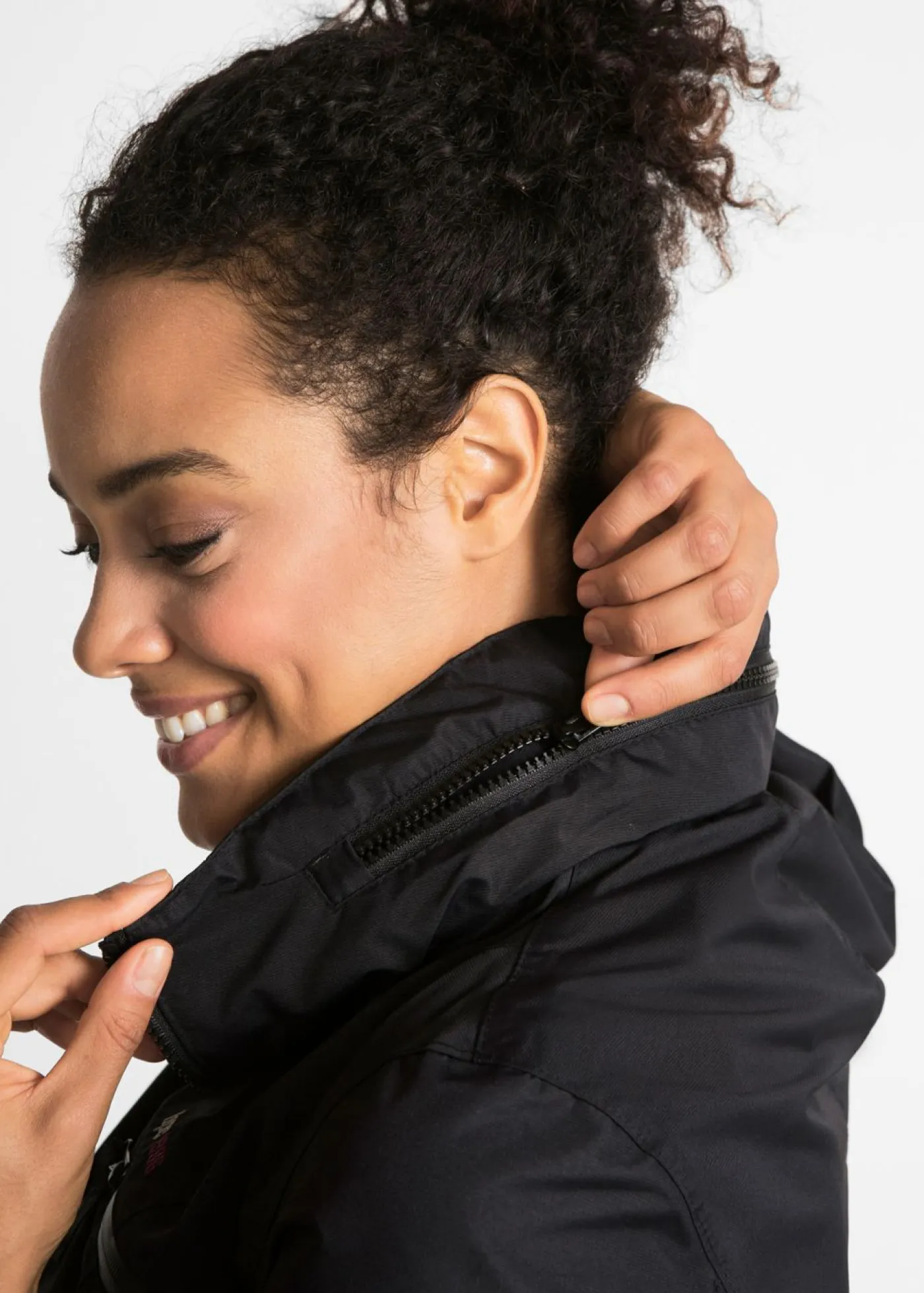 Abrigo funcional de entretiempo con capucha, aspecto 2 en 1, impermeable Mujer Chaquetas Y Abrigos