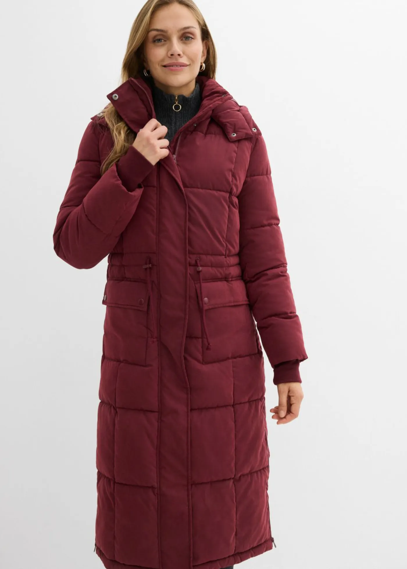 Outlet Abrigo guateado Mujer Chaquetas Y Abrigos