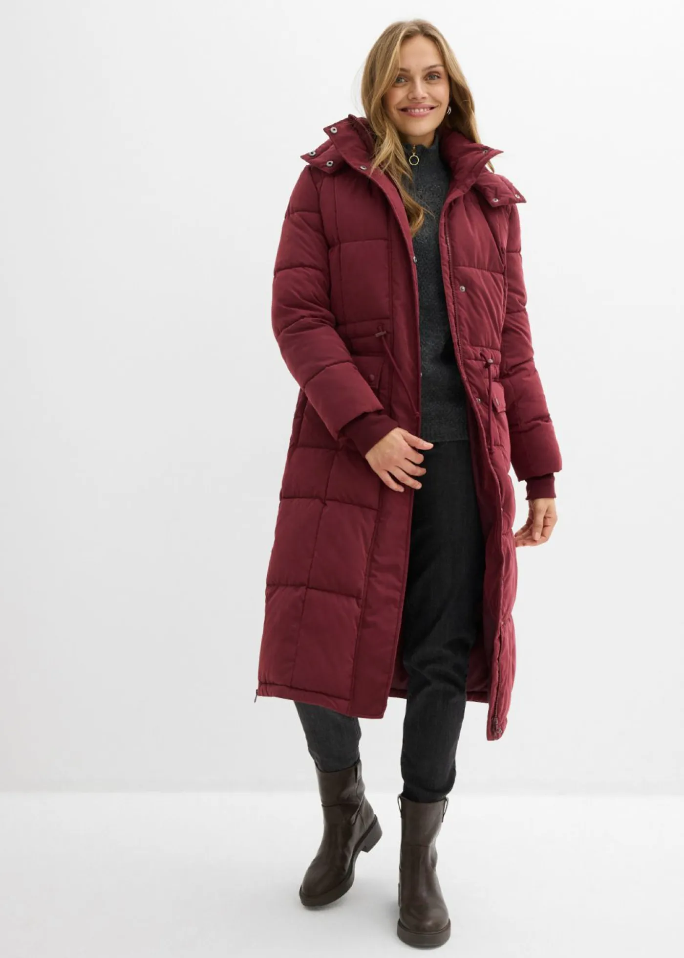 Outlet Abrigo guateado Mujer Chaquetas Y Abrigos