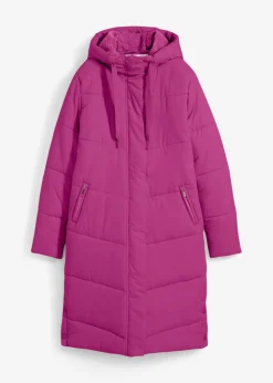 New Abrigo guateado con forro polar en la capucha Mujer Chaquetas Y Abrigos