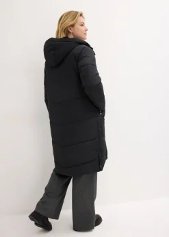 New Abrigo guateado con forro polar en la capucha Mujer Chaquetas Y Abrigos